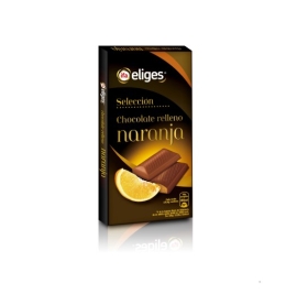 CHOCOLATE RELLENO DE NARANJA IFA ELIGES 100 GR