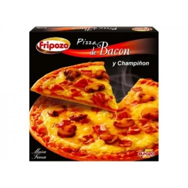 PIZZA BACON Y CHAMPI  ONES FRIPOZO 390 GR