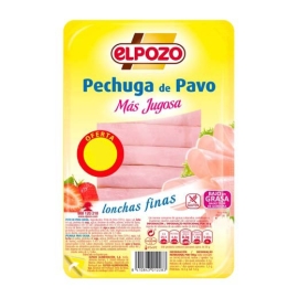 PECHUGA PAVO FINAS LONCHAS EL POZO 85 GR