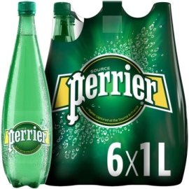 AGUA CON GAS PERRIER PACK 6 X 1 L