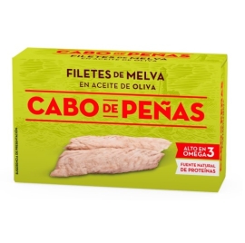 FILETES DE MELVA EN ACEITE DE OLIVA CABO PE  AS 120 gr