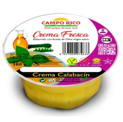 CREMA FRESCA DE CALABACIN CAMPO RICO 380 GR  