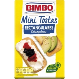 MINI TOSTAS RECTANGULARES BIMBO 100 GR