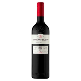 Vino tinto D O Rioja Ramon Bilbao crianza Botella 750 ml